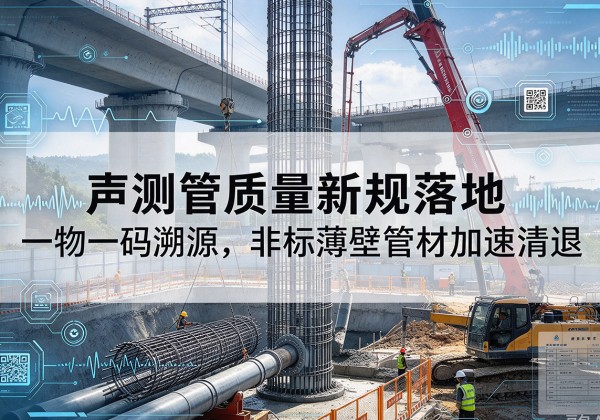 同德声测管质量新规落地，一物一码溯源，非标薄壁管材加速清退