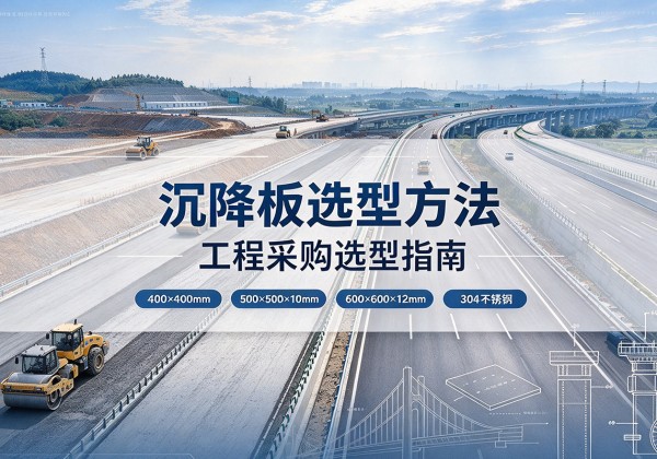 同德沉降板选择方法
